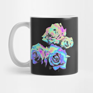 Holographic Rose Bouquet Mug